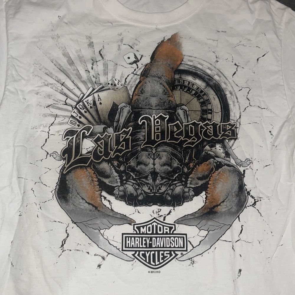 2012 Harley - Davidson Las Vegas Nevada T-shirt Size XL